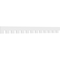 Ekena Millwork Wilson Architectural Grade PVC Dentil Trim, 7"H x 1"P x 91"L DENP07WIL00 - alternate 1